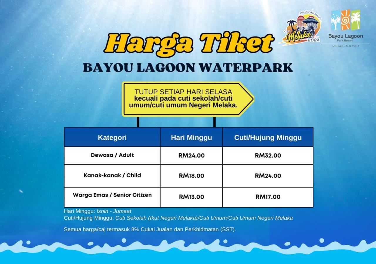 Bayou Lagoon Park Resort Melaka Zewnętrze zdjęcie